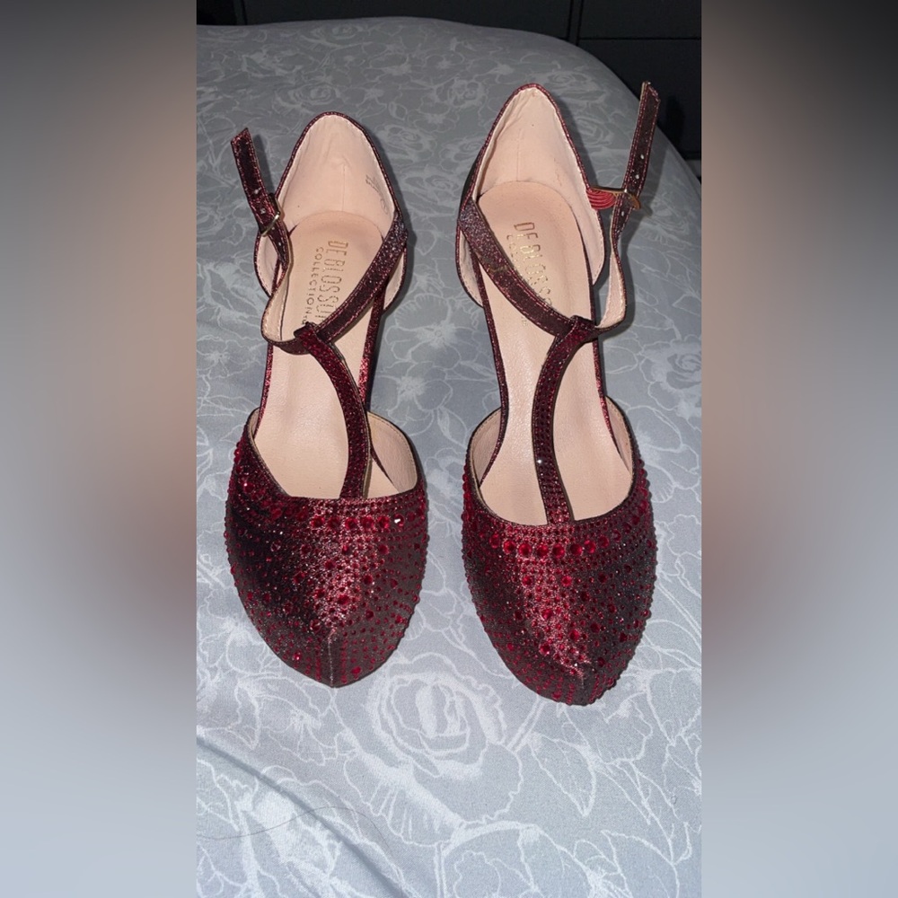 Red gem heels